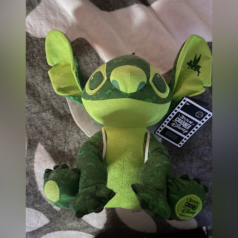 Disney stitch crashes Peter Pan plush new